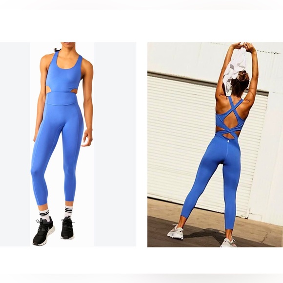 Free People Pants - 🆕 FREE PEOPLE Movement Back It Up Onesie-Color: Swim Club